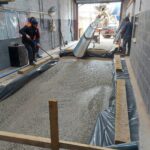 Pouring The Recess Base Concrete