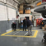 Marking The Floor In The First Bay