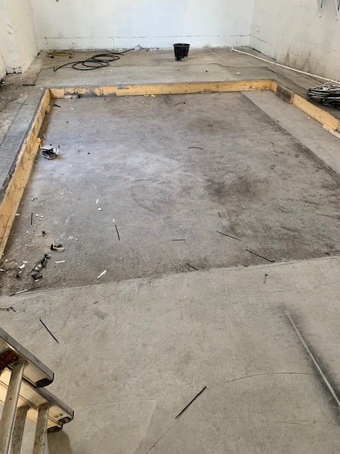 Re-instating The Floor Around The Lift Recess