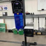 The 2022 Tecalemit Hi-Visibility Brake Tester Display On A Floor Pedestal