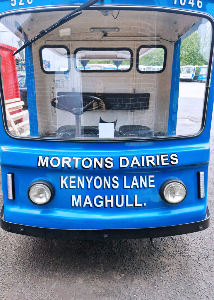 A Mortons Dairies milk float